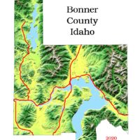 Road Atlas of Bonner County Idaho
