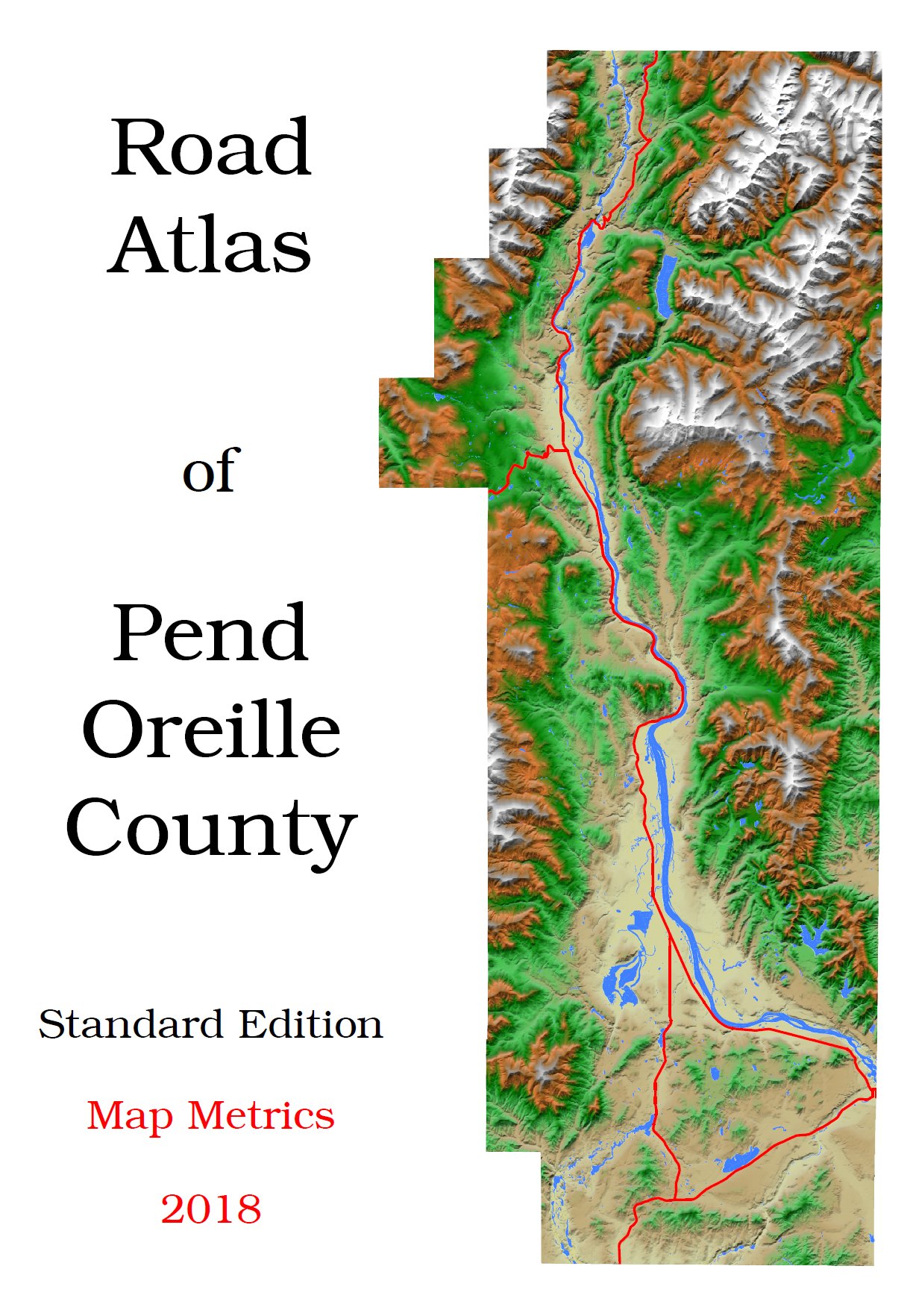 Road Atlas of Pend Oreille County – Map Metrics